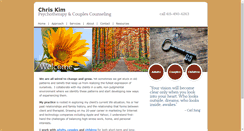 Desktop Screenshot of chriskimtherapy.com